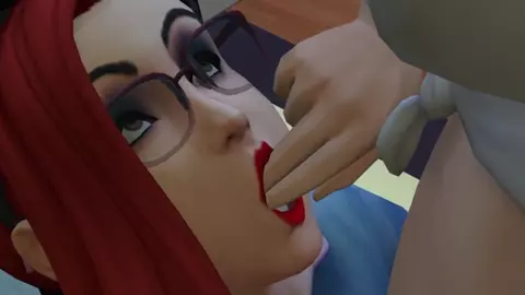 Futanari girl on girl (The Sims)