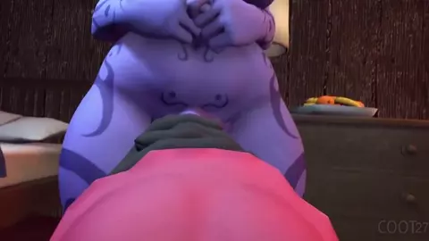 Futa on Female SFM Human/Yiff Oral Taker POV Compilation