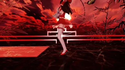 [Krag] Reimu Tougen Renka strip dance