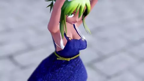 [KazuNishi] Gumi dancing and teasing