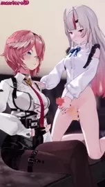 nakiri ayame and takane lui [suzutaro3d]