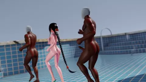 KangXi pool gangbang [Vectorcell]