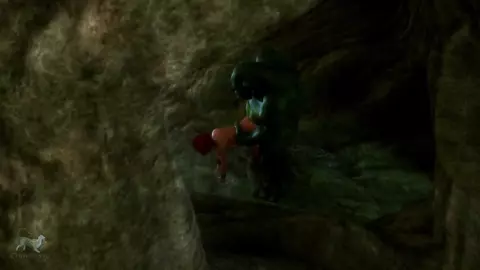 Hungry Redhead Elf Is Troll's Fucktoy