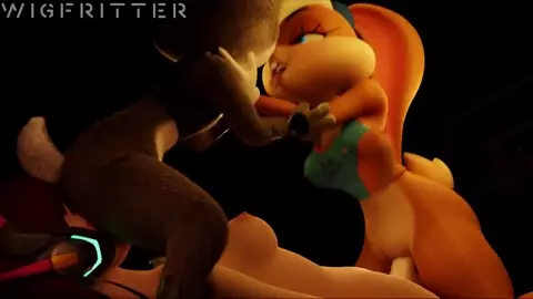 Futa D.Va with Judy & Lola Threesome - Wigfritter