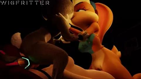 Futa D.Va with Judy & Lola Threesome - Wigfritter