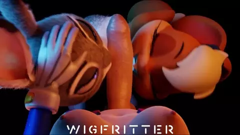 Judy & Lola Double Licking Futa D.Va - Wigfritter