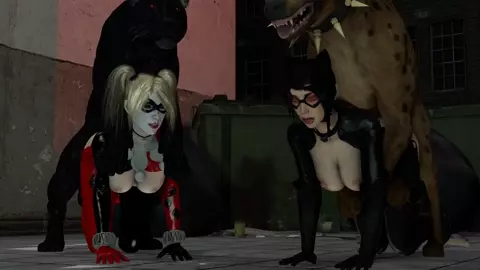 Harley and Catwoman Pets [artorias]