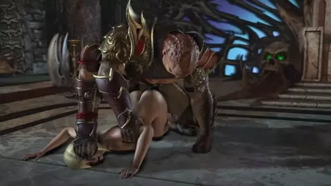 Powergirl Pleasing Shao Kahn [Rrostek]