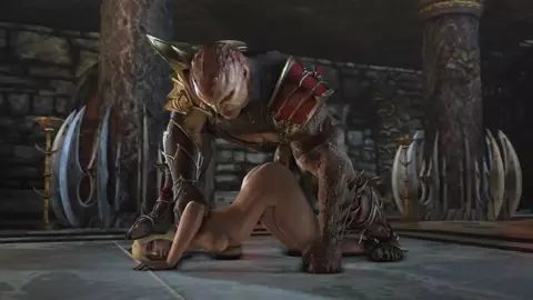 Powergirl Pleasing Shao Kahn [Rrostek]