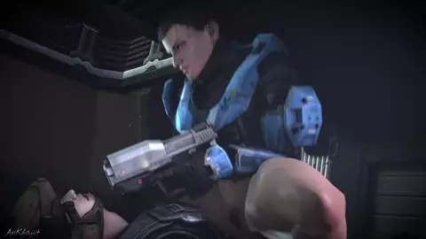 [AnKhajiit] Kat Riding a Trooper (No Helmet)