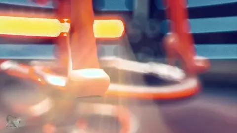 Six The Cyborg Rides A Sci-Fi Fuck Machine