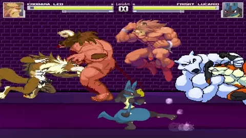 Hyper Leo VS Frisky Lucario [MUGEN #13]