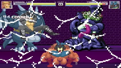 Hyper Leo VS Frisky Lucario [MUGEN #13]