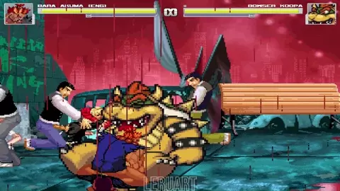 Akuma VS Bowser [MUGEN #12]