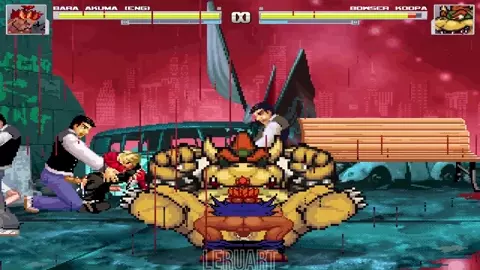 Akuma VS Bowser [MUGEN #12]