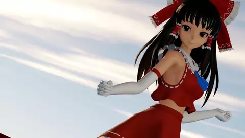 Reimu strip in the sun's rays