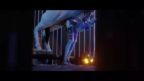 D.va x Horse (The bartender)