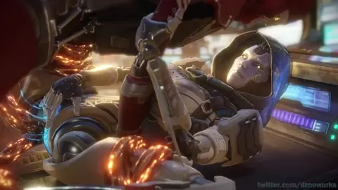 Ash's unexpected visitor (Revenant). [Dzooworks]