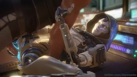 Ash's unexpected visitor. [Dzooworks]