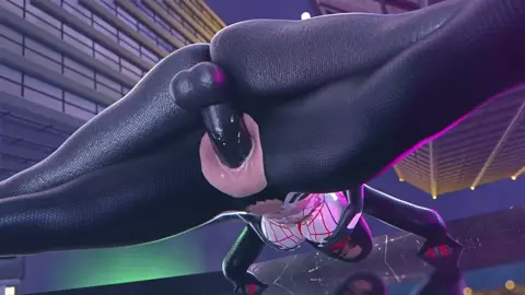 [4K] Silk And Futa Gwenom [Bouquetman]