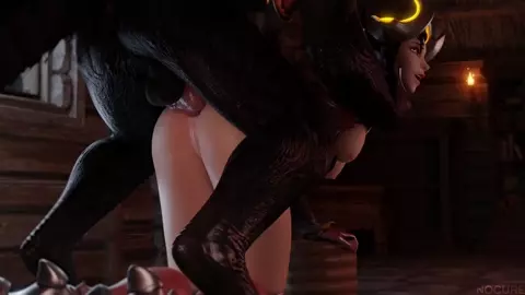 Devil Mercy Fucked By a Werewolf in a Cabin