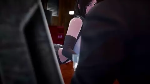 Tifa gets her tight pussy stretched by a massive Orc Cock!