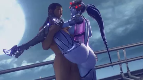 Widowmaker Rooftop Backdoor (Blacked) [4K] [Bewyx]