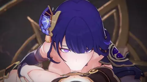 Raiden Shogun & Aether blowjob