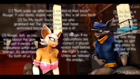 Sly Cooper x Rouge the Bat  - MrSafetyLion