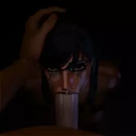 Pharah Sucking Cock POV