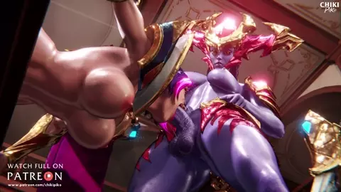 Futa Shyvana + Fiora Blowjob