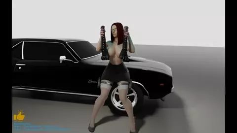 [Boldfinger42] Black Widow with Horsecock Dicknipples 1