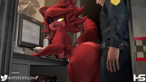 Fexa Fucks Security Guard - HotStuff2