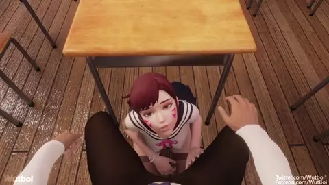 [4K] Stuck In Detention With D.Va [White][Wutboi]