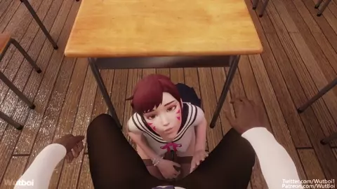 [4K] Stuck In Detention With D.Va [Blacked][Wutboi]