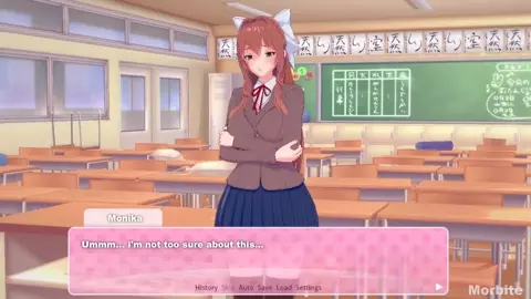 Monika Hot Seat Anal POV - MorbiteNSFW