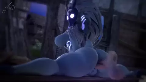 Lamb Doggystyle Splits - AdrianDustRed