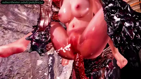 Monster likes anal - squirting scene
