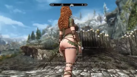 Orc fucks a sexy female Nord