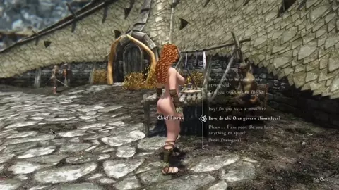 Orc fucks a sexy female Nord