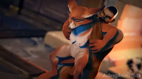 Fox fuck toy [AubregAnimations]