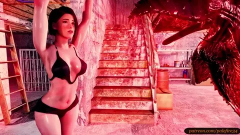 Taming Demogorgon with her pussy - full story of strange evil