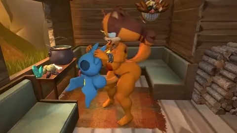 Sticks pounding on Adorabat [bangerofsticks]