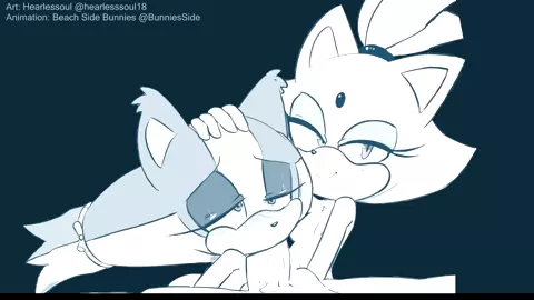 Sticks the Badger Blowjob + Blaze the Cat [Beachside Bunnies + HearlessSoul]