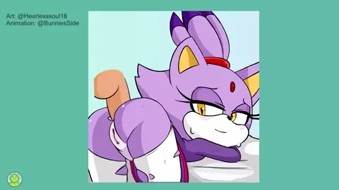 Blaze the Cat Anal [Beachside Bunnies + HearlessSoul]