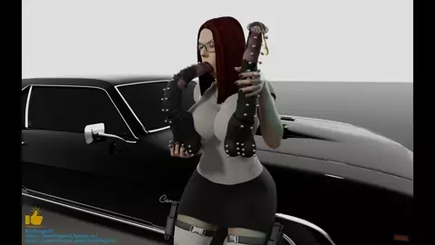 [Boldfinger42] Black Widow with Horsecock Dicknipples 2