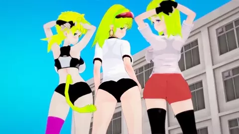 DBZ Waifus, Bazill Bulla & Pan (Super Saiyan Version)