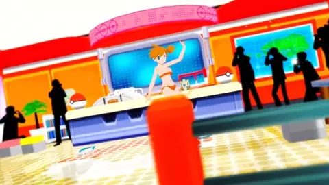 Pokemon Misty Cloth Physics Striptease