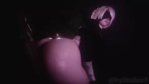 2B Buttjob [Blacked][Icyshadowx][4K]