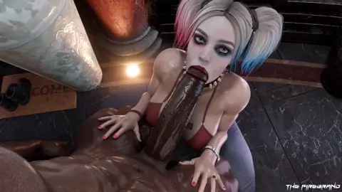 Harley Quinn Blowjob [Blacked][Thefirebrandsfm][4K]